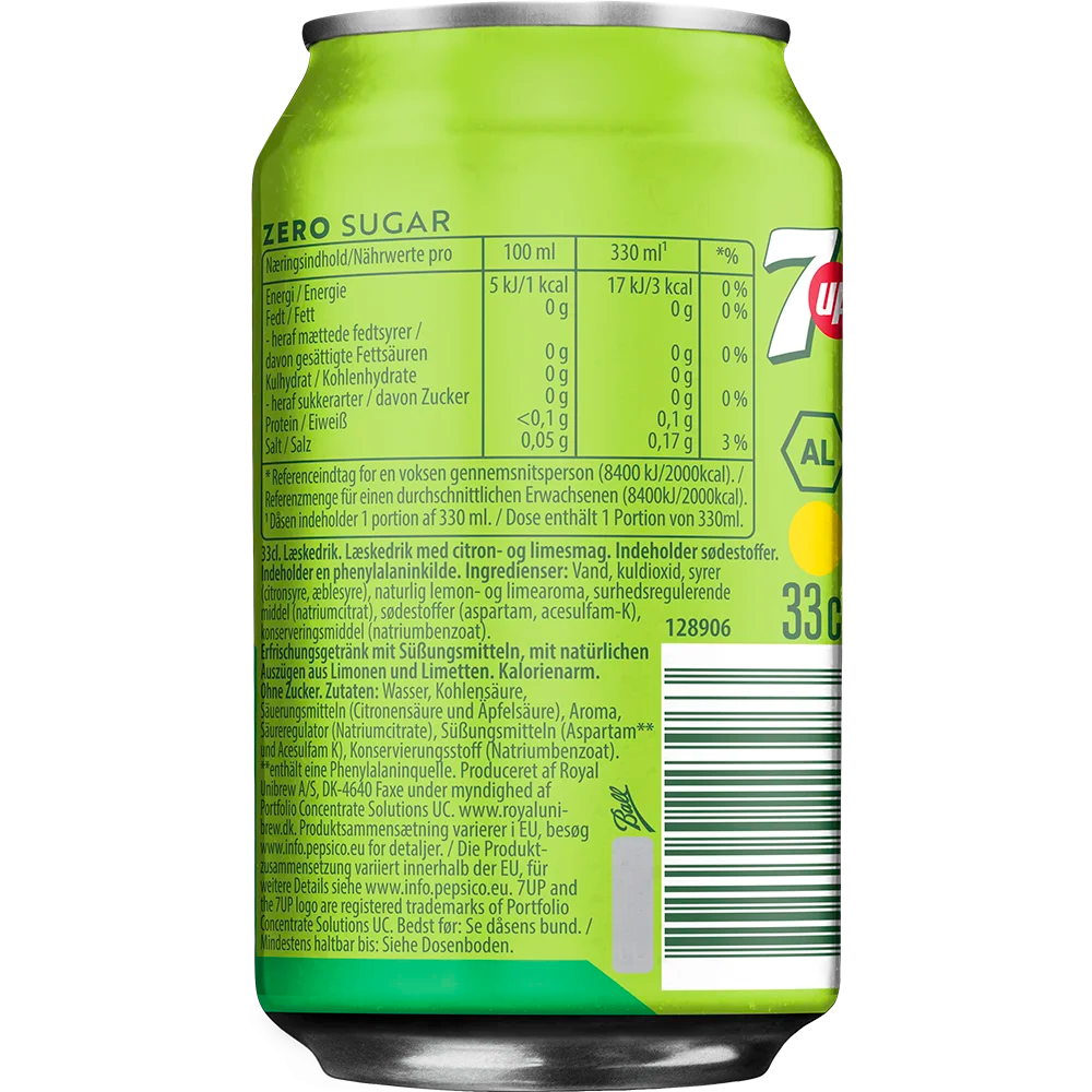 DPG Pepsi Seven-Up Zero Sugar