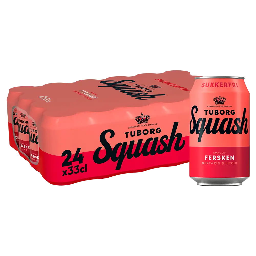 DPG Tuborg Squash Fersken Zuckerfrei