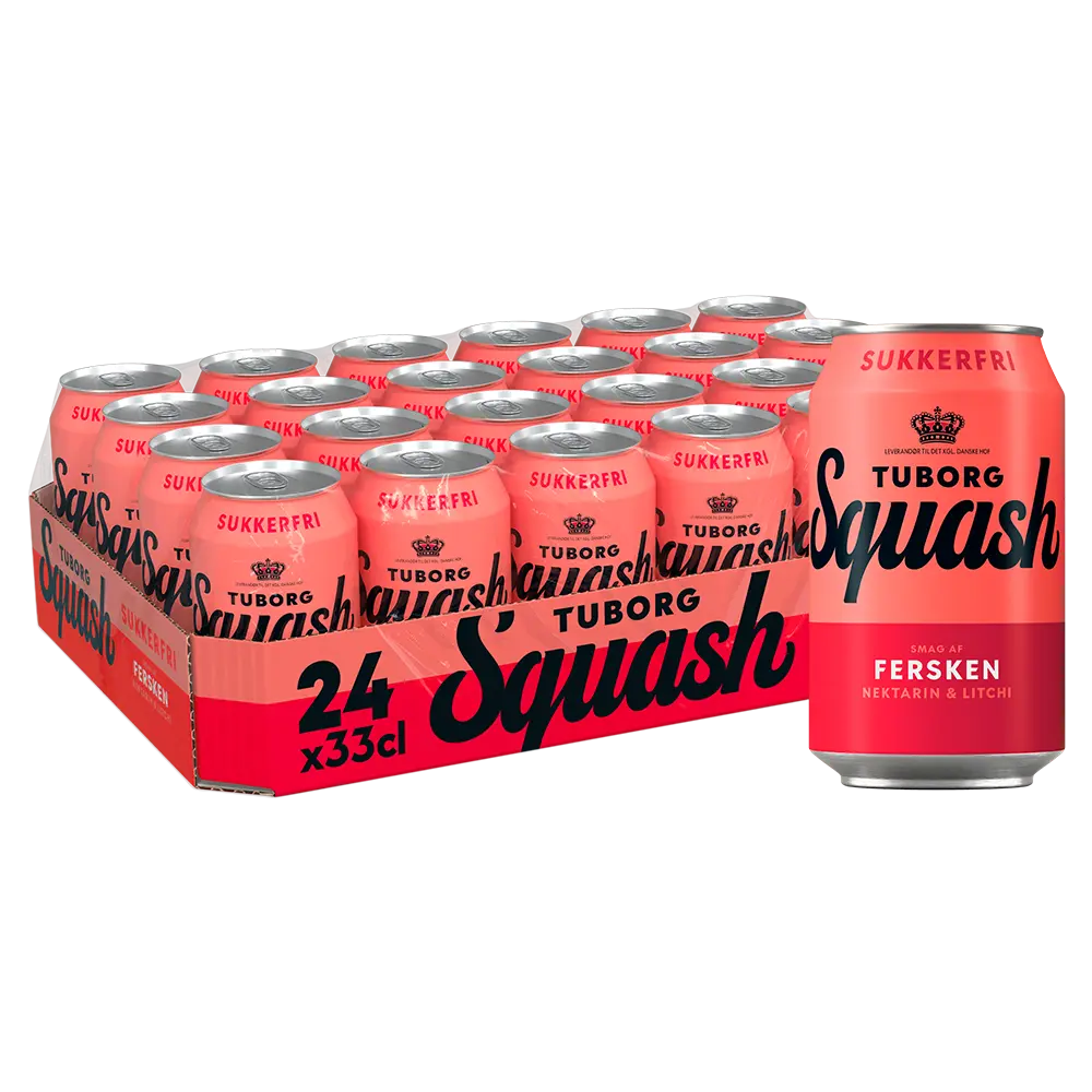 DPG Tuborg Squash Fersken Zuckerfrei