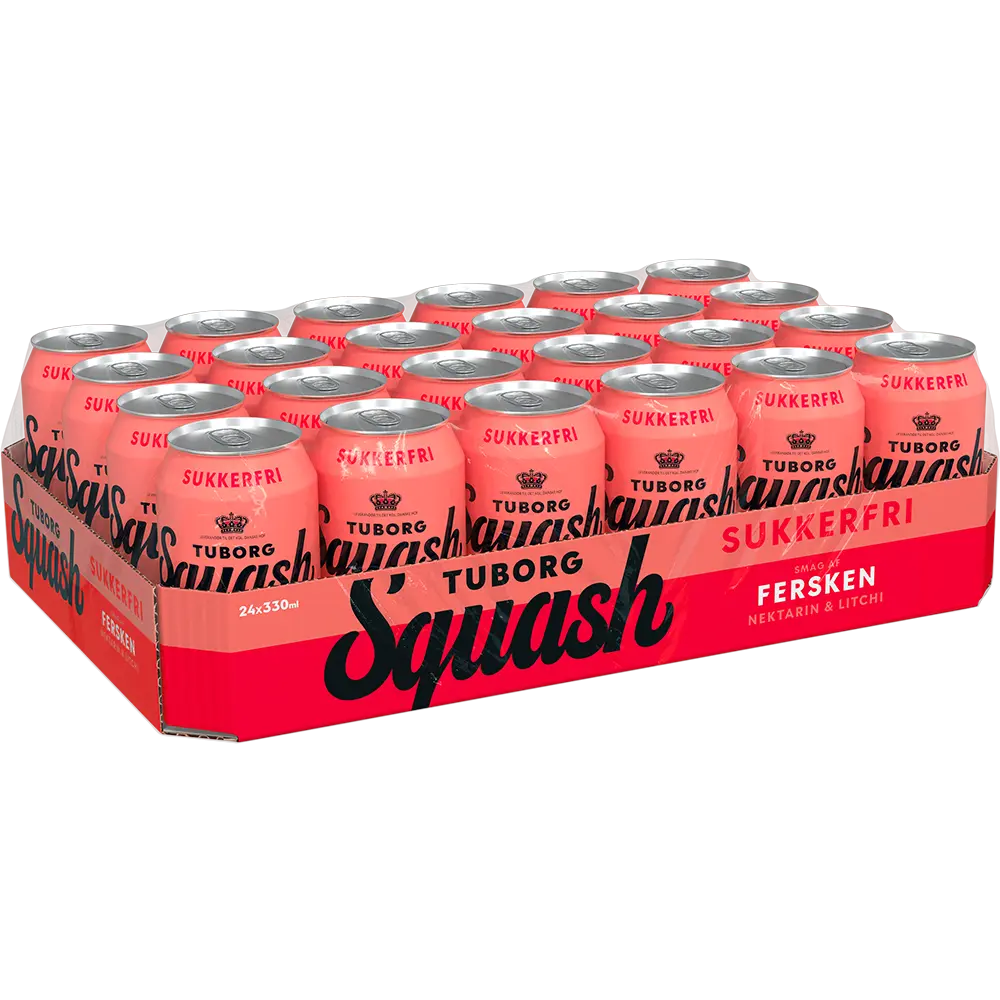 DPG Tuborg Squash Fersken Zuckerfrei