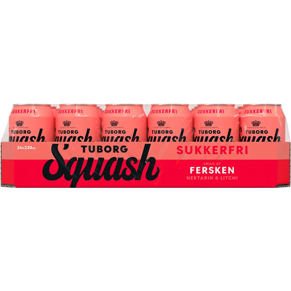 DPG Tuborg Squash Fersken Zuckerfrei