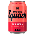 DPG Tuborg Squash Fersken Zuckerfrei