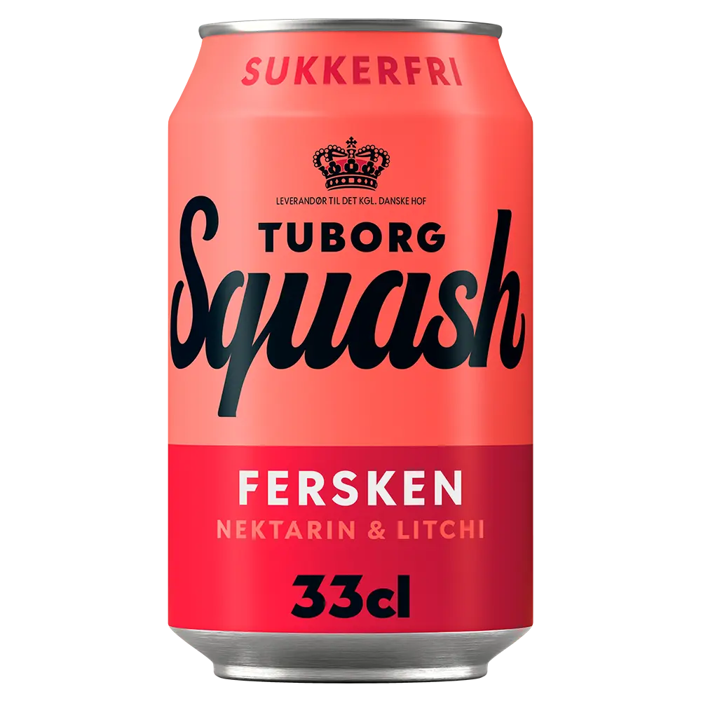 DPG Tuborg Squash Fersken Zuckerfrei