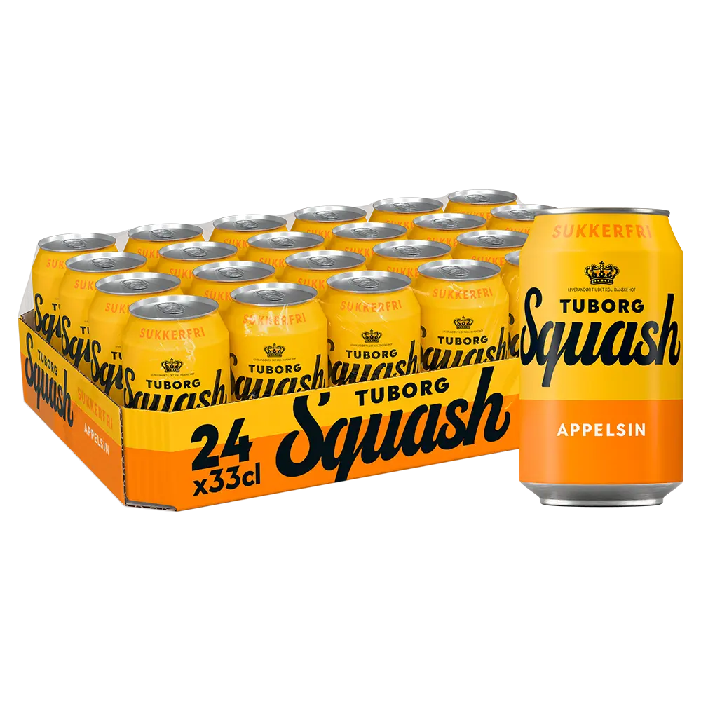 DPG Tuborg Squash Appelsin Zuckerfrei