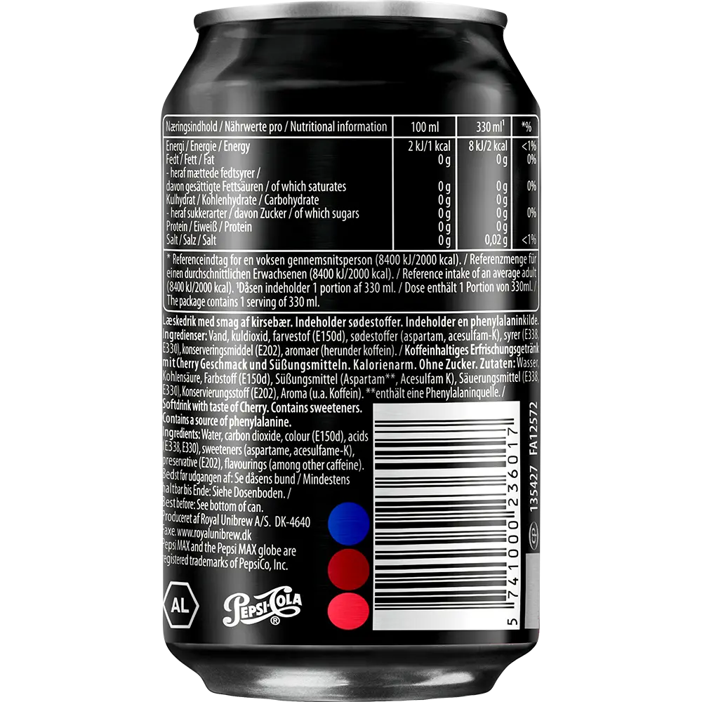 DPG Pepsi Max Cherry