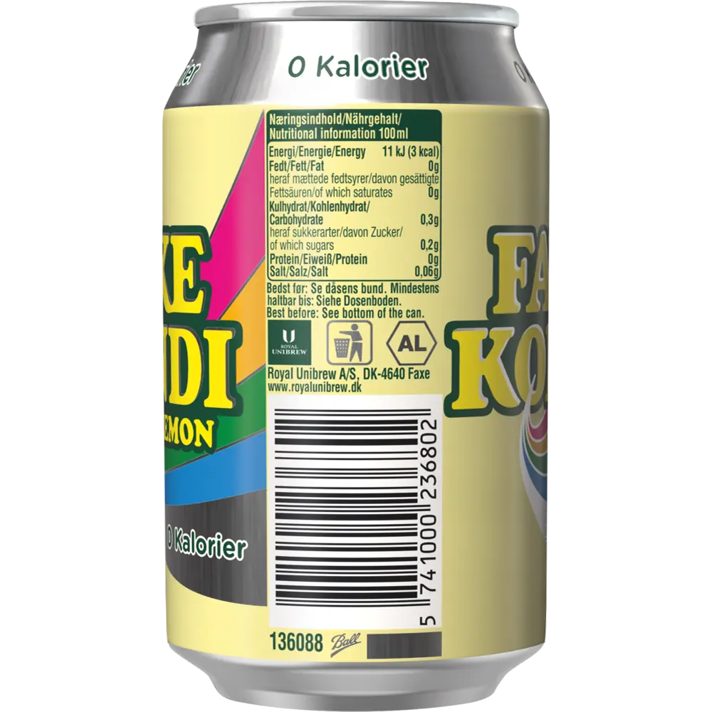 DPG Faxe Kondi Lemon Free